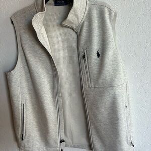 Polo by Ralph Lauren Light Gray Zip Vest